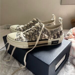 Dior Women's Monogram Gray Sneakers